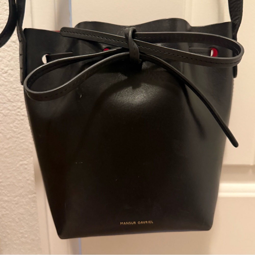 Mansur Gavriel Black Crossbody Bag